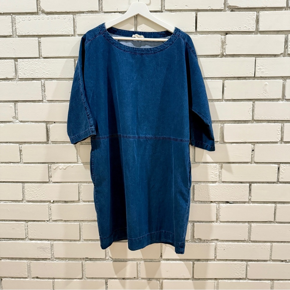 Eileen Fisher Indigo Denim Dress